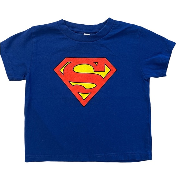 Toddler Superman Short Sleeve Tee | Size 4 - Picture 1 of 3